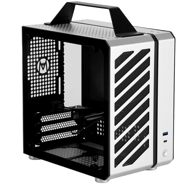 Mechanic Master C24  ITX Gaming Case - Silver 
